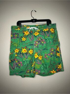 Polo Ralph Lauren Men's Large Swim Board Shorts Swimsuit Trunks Floral Tropical